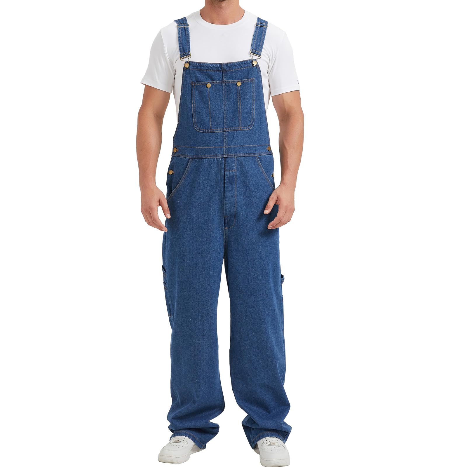Men's Denim Bib Overall, Stylish and Durable Workwear for Men with Multiple Pockets
| Men's Denim Bib Overall, Comforta